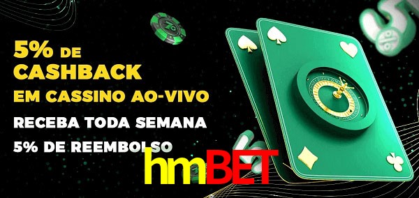 Promoções do cassino ao Vivo hmbet
